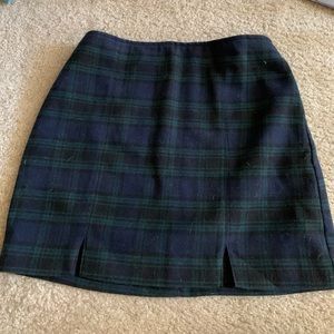 Hollister Plaid Mini Ultra-High rise skirt